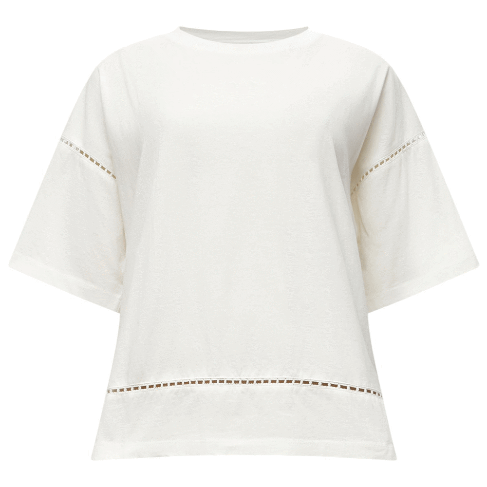 Great Plains Ladder Lace Jersey Tee